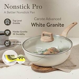 Carote Advanced White Granite Nonstick Pan